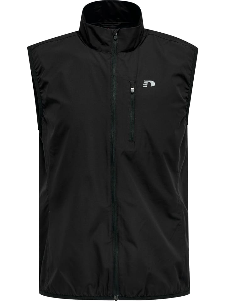 Newline Newline Reißverschluss Vest Reflektierend Logo Men's Core Herren in BLACK günstig kaufen