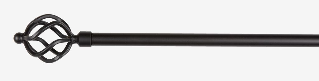 Karnisz CLASSIC 19mm 90-160cm czarny