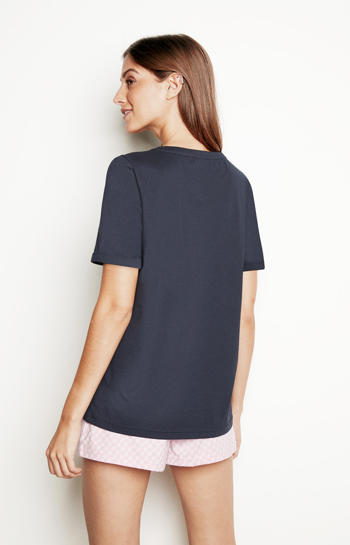 Loungewear T-Shirt in Navy