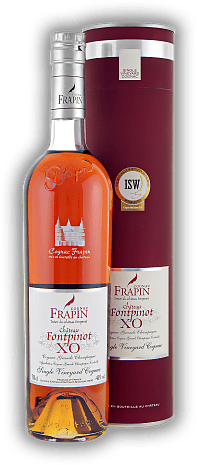 Frapin Chateau Fontpinot XO Grande Champagne 0,7 Liter Frapin Chateau Fontpinot XO Grande Champagne 0,7 Liter Cognac Frapin Domaine Chateau de Fontpinot Vieille Grande Champagne XO stammt aus den Trauben einer einzigen Lage. 0,7	 Liter - Vol 41%
