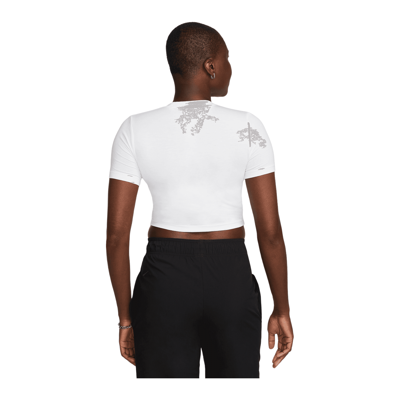 Nike Essential SLM Crop T-Shirt Damen Weiss F100