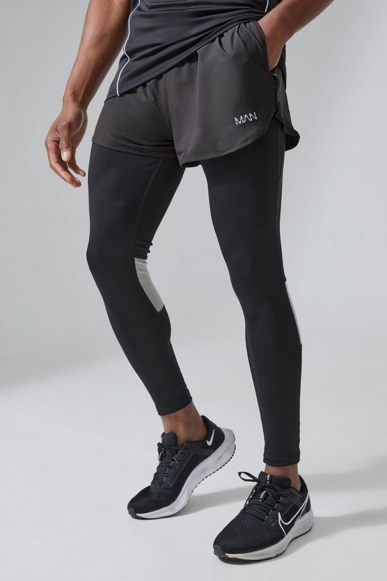 Man Active 3 Inch reflektierende Nylon-Laufshorts