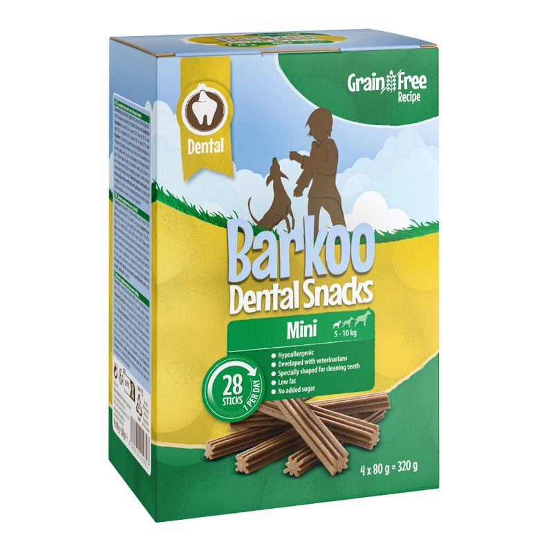 Sparpaket Barkoo Dental Snacks - GETREIFEDREIE Rezeptur