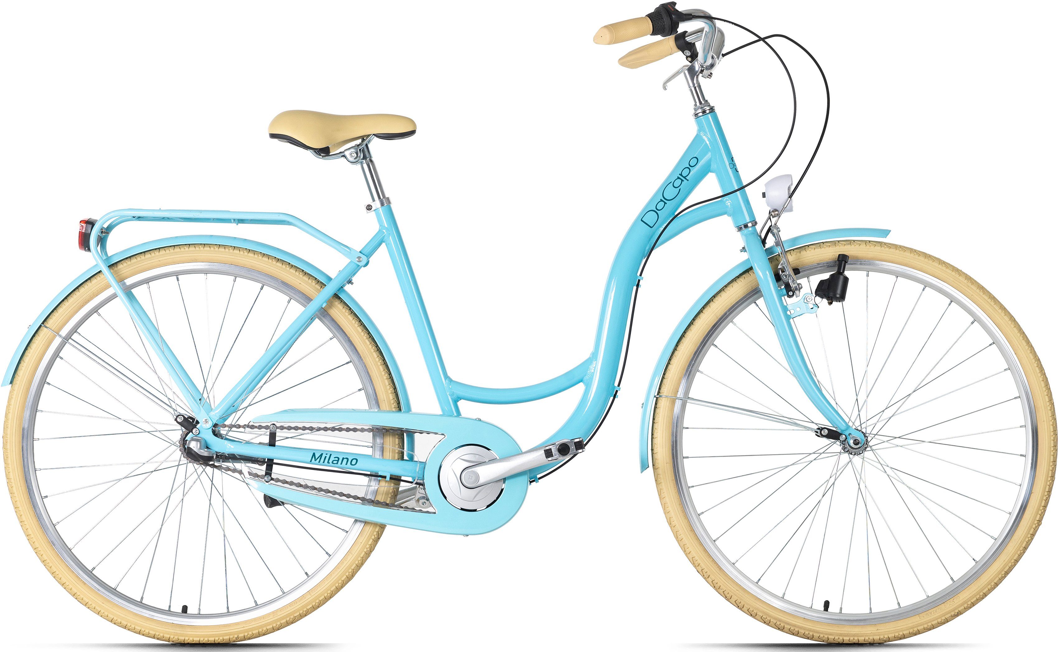 Dacapo Cityrad Milano, 3 Gang Shimano Nexus Schaltwerk, Nabenschaltung