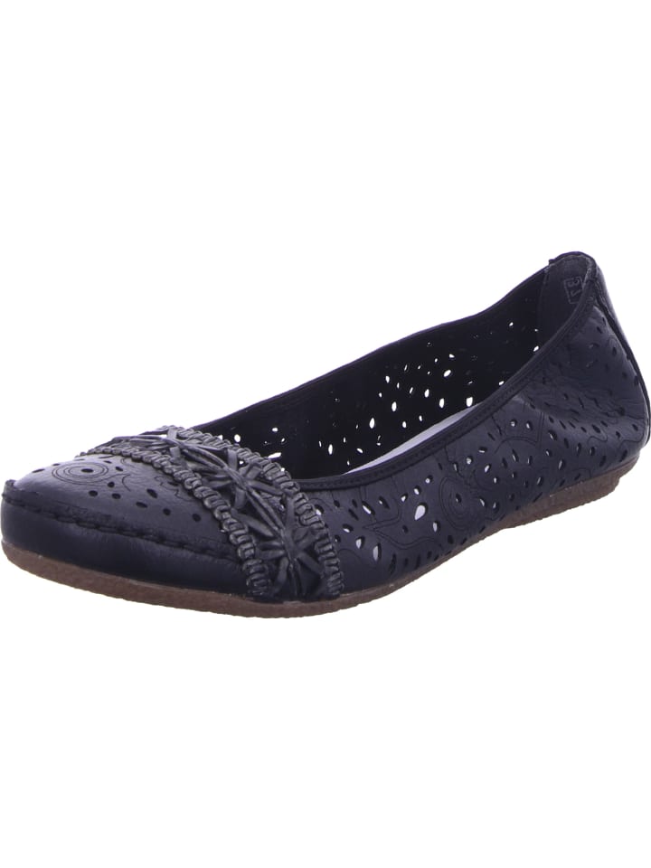 rieker Ballerinas in schwarz/graphit günstig kaufen