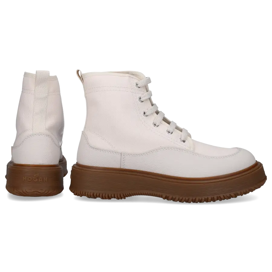 Hogan - Stiefeletten H602 Canvas - beige