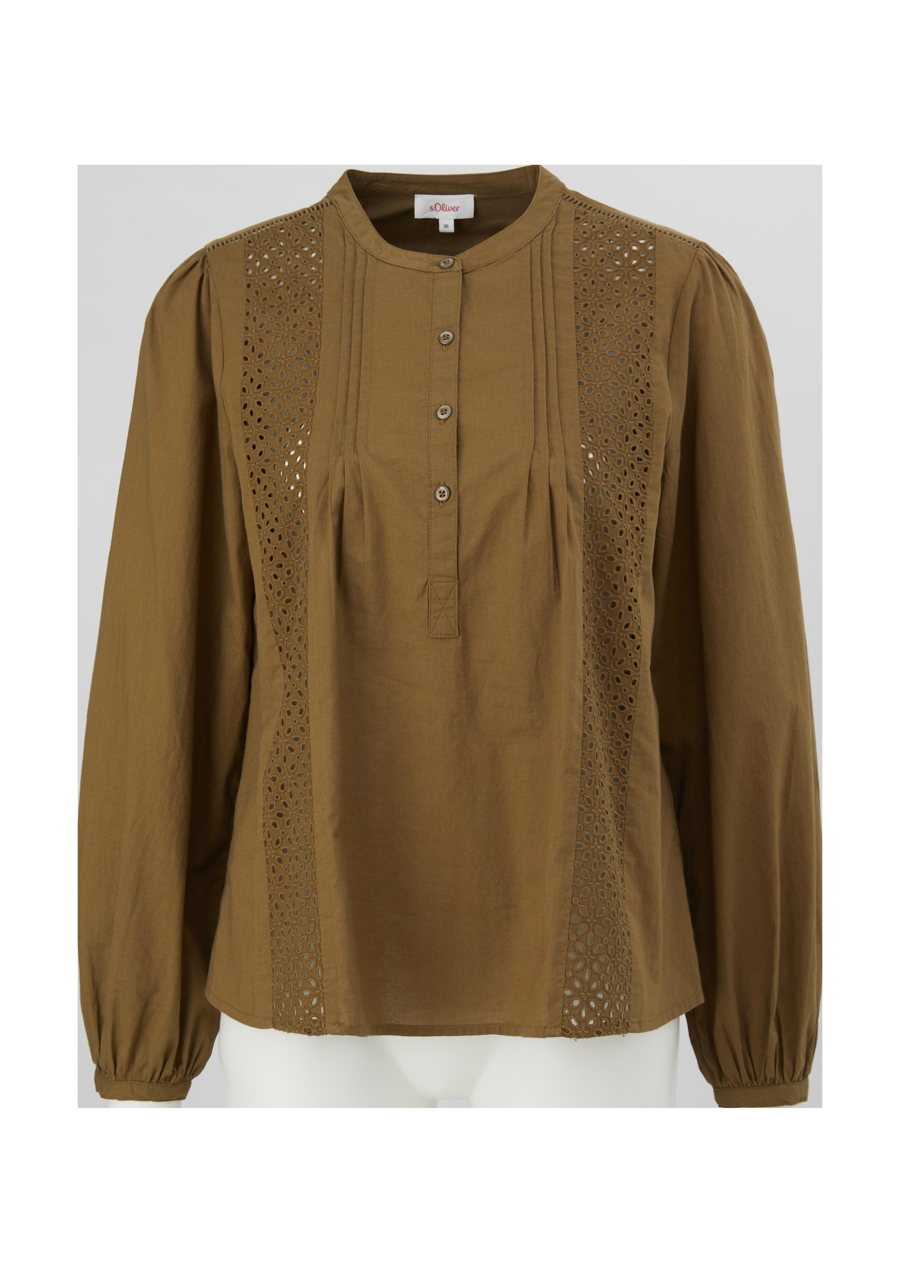 Bluse mit Lochstickerei  2128355-7723