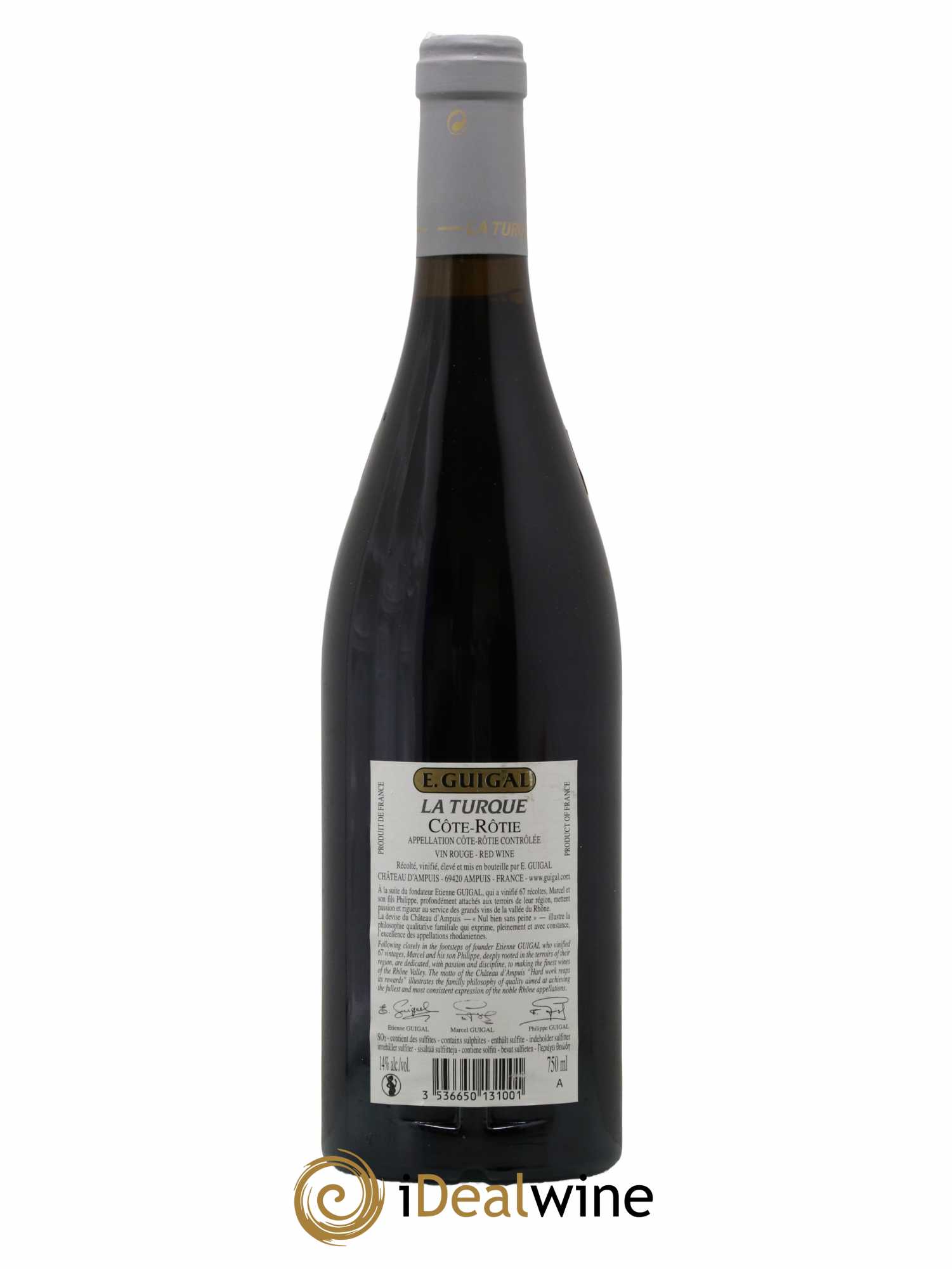 Côte-Rôtie La Turque Guigal  2017 - Lot de 1 Bouteille