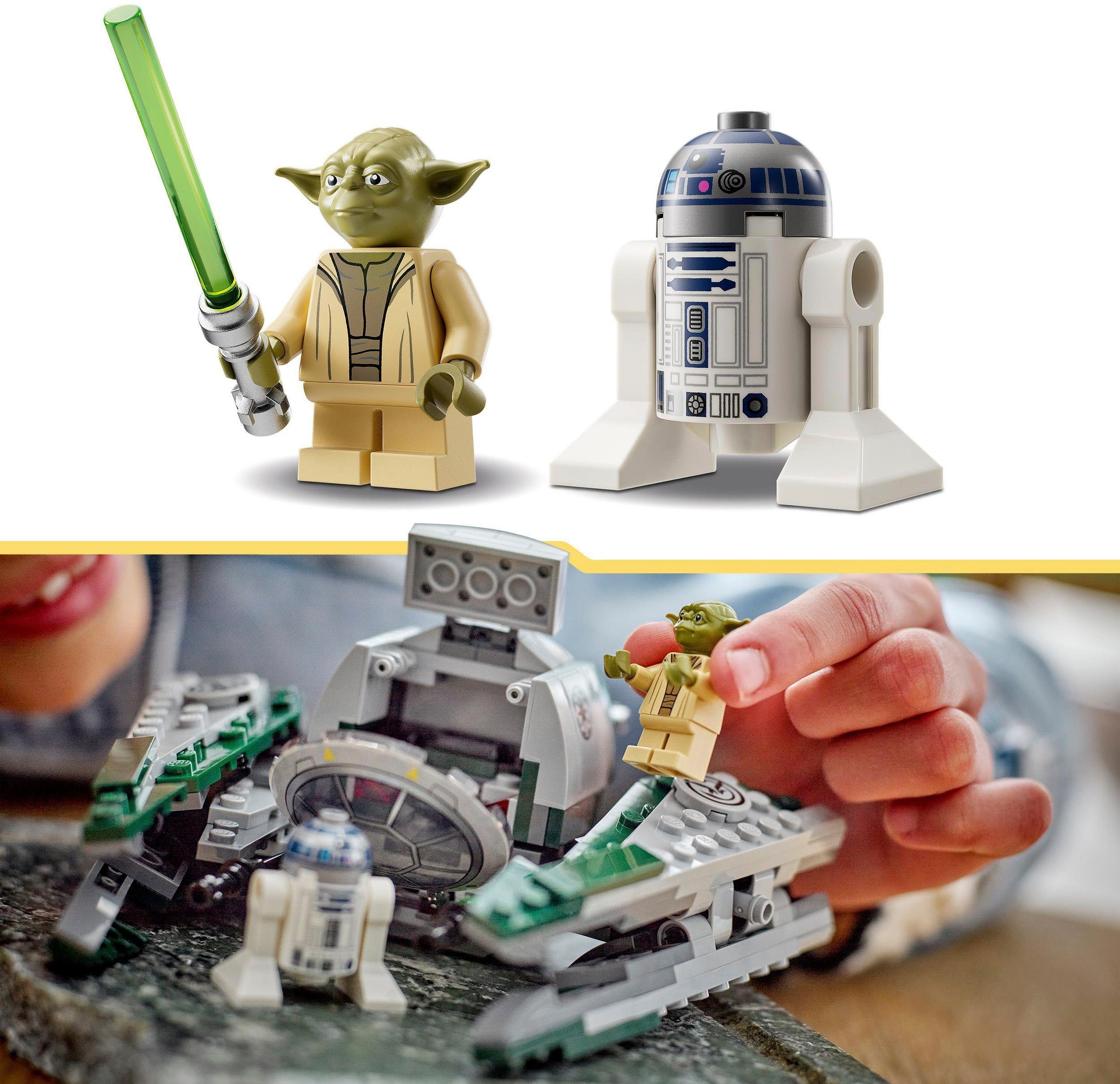 LEGO® Konstruktionsspielsteine Yoda's Jedi Starfighter (75360), LEGO® Star Wars, (253 St), Made in Europe