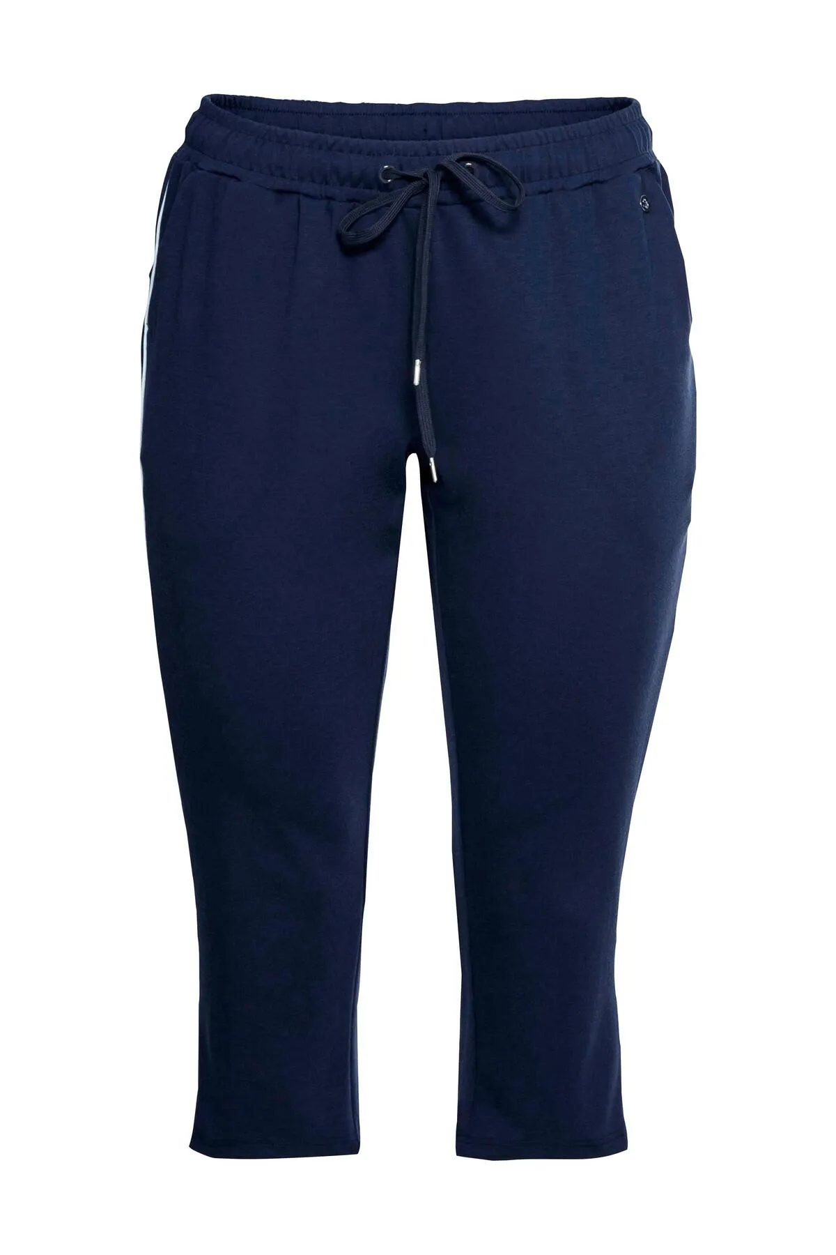 Sheego  Kurze Sporthose - Blau - Mittlerer Bund