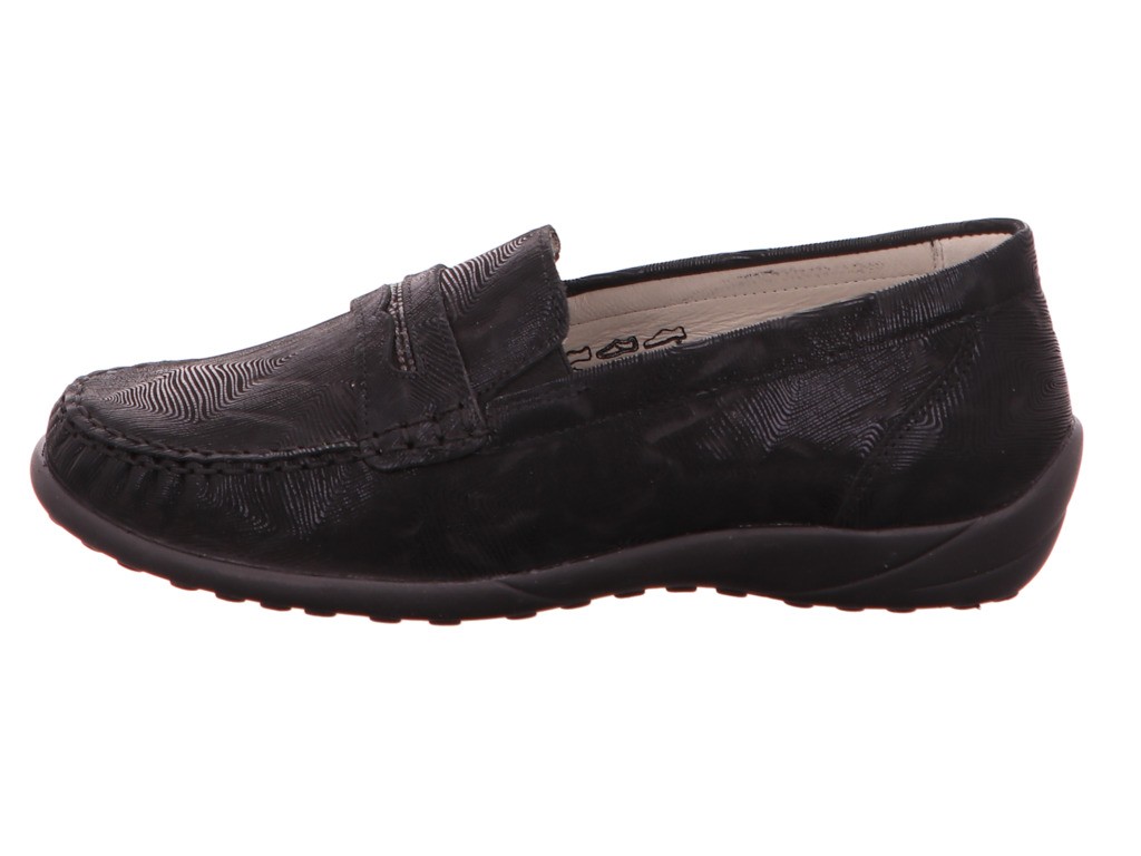 WALDLÄUFER Mokassins schwarz