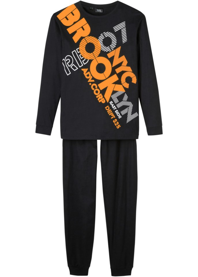 Junge Pyjama aus Bio-Baumwolle (2-tlg. Set)