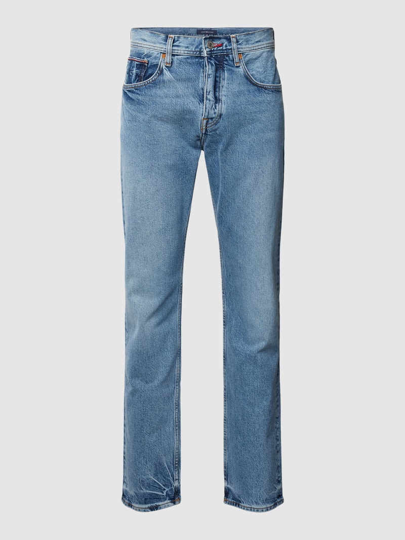 Jeans mit 5-Pocket-Design in hellblau