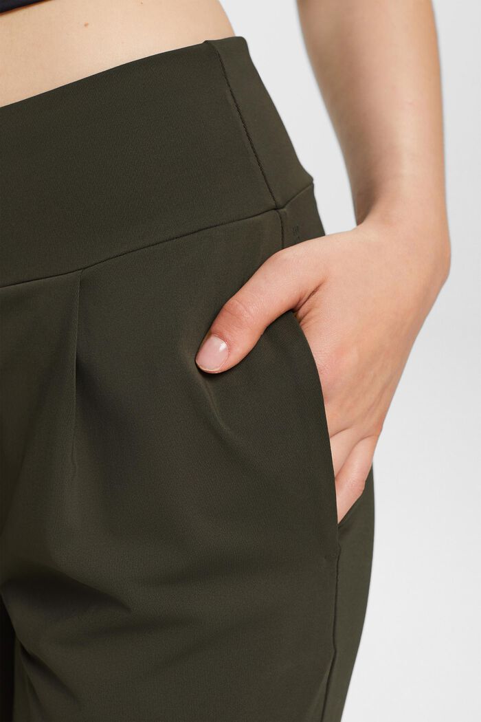 Gecroppte Jersey-Jogger-Pants mit E-DRY-Finish