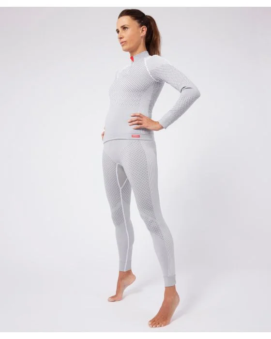 T-shirt col zippé Energy 3 Thermolactyl femme