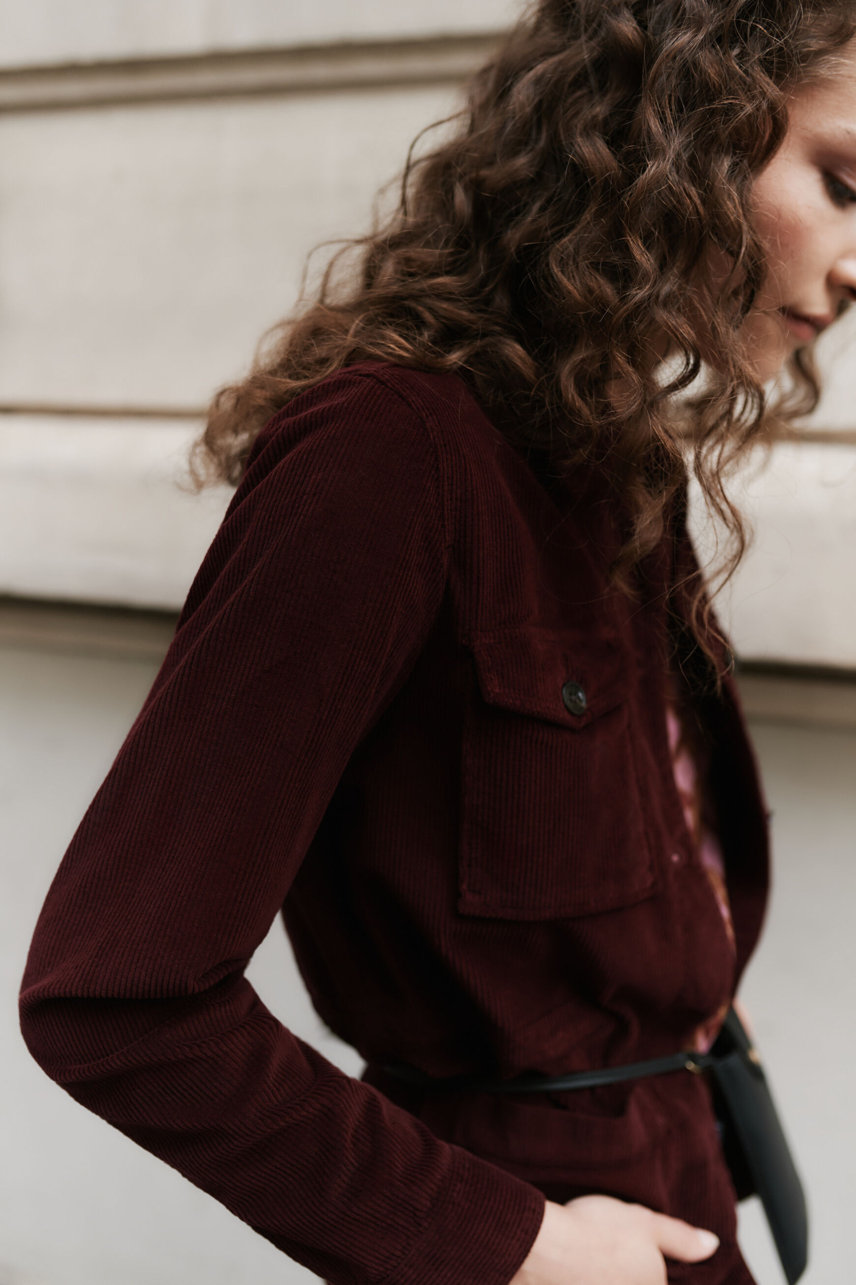 veste grace bordeaux femme