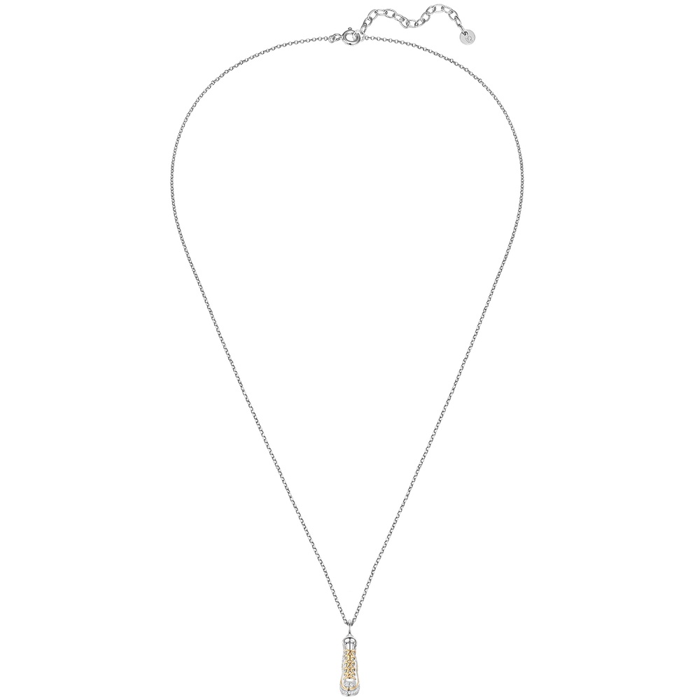 Glanzstücke München Chaîne baskets Argent sterling Oxyde de zirconium (CZ) en Argent collier