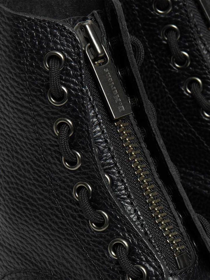 Dr. Martens Leder-Boots in Schwarz günstig kaufen