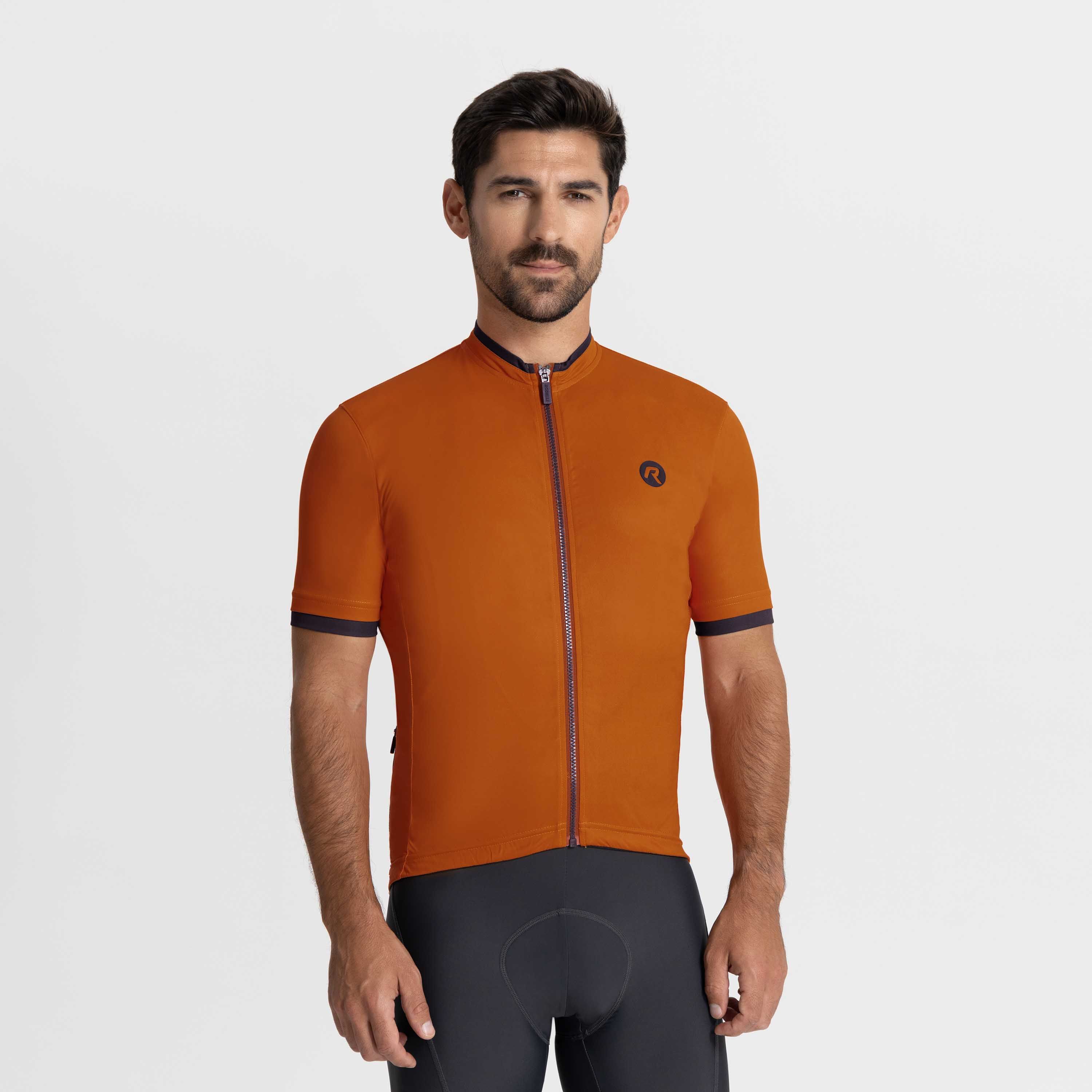 Rogelli Essential Kupfer Herren Radtrikot Kurzarm