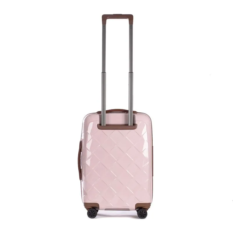 Stratic Leather&More - Hartschalen-Koffer S (mit Vortasche) - Rose