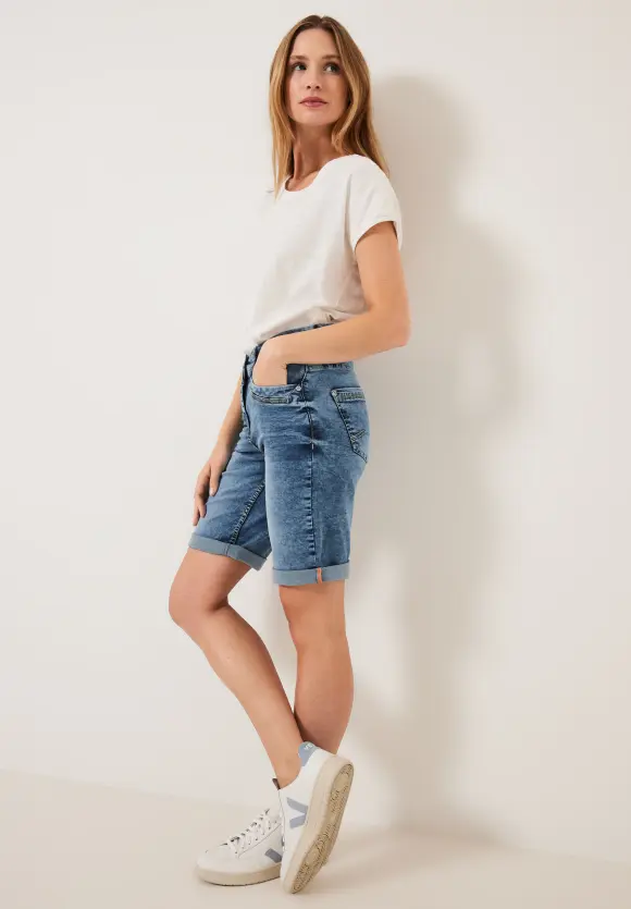 CECIL Slim Fit Jeansshorts