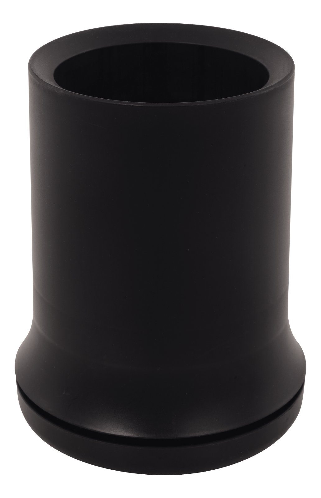 aquaSu WC-Reinigungsbürste Limited, WCs, (Bürstengarnitur, 2-tlg., mit Silikonborsten und Behälter), hygienisch, Wandmontage zum Kleben, ergonomisch, schwarz, 870733