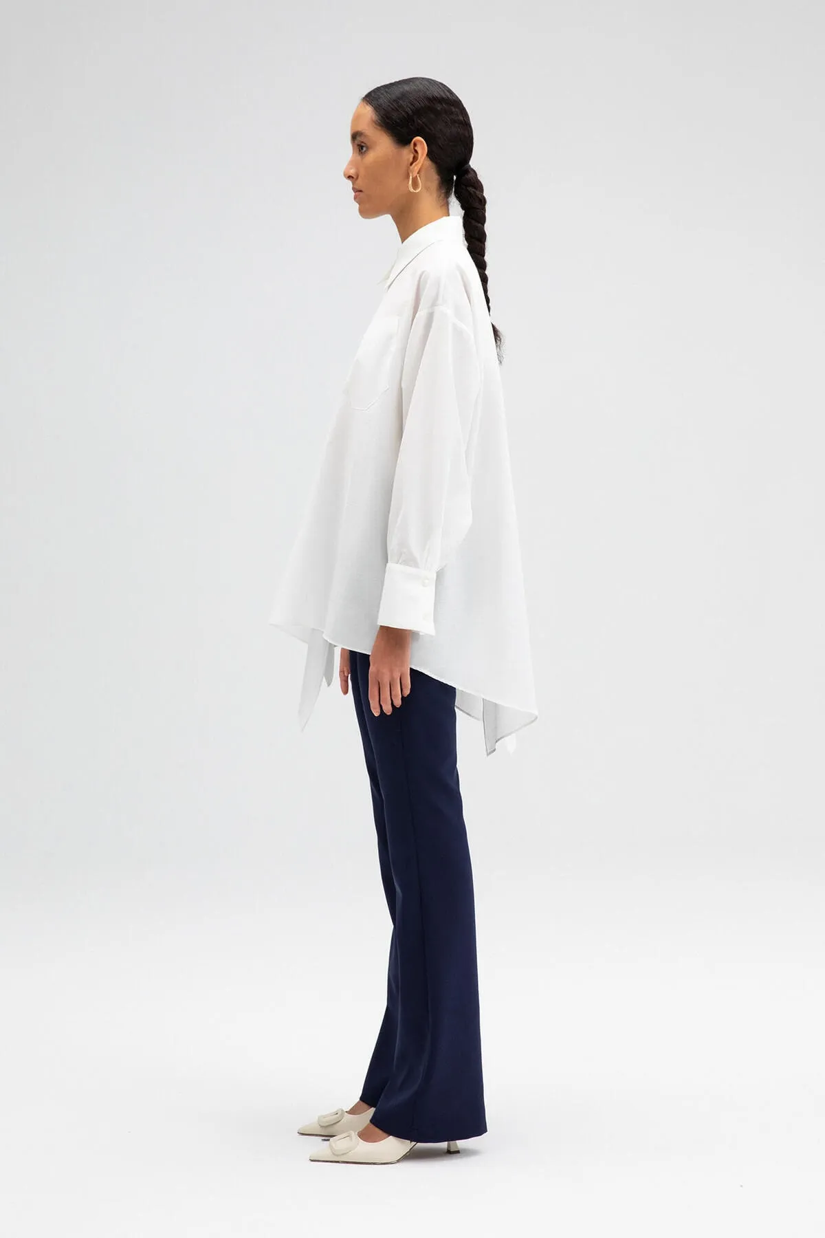 Touché Privé  Tunika - Ecru - Regular Fit