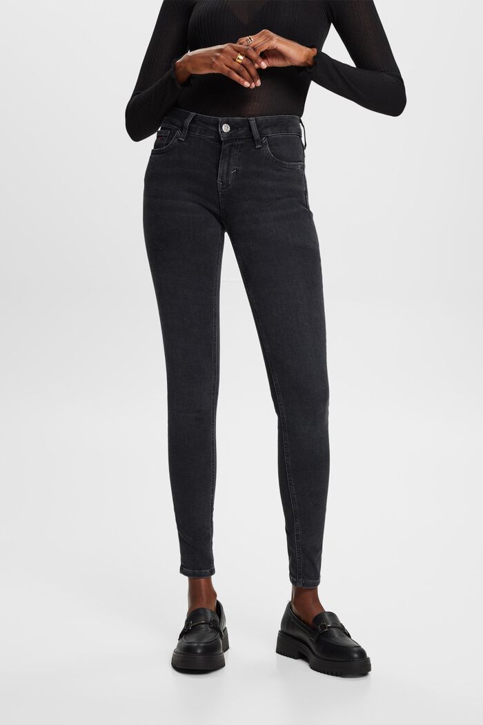 Skinny Jeans mit mittlerer Bundhöhe