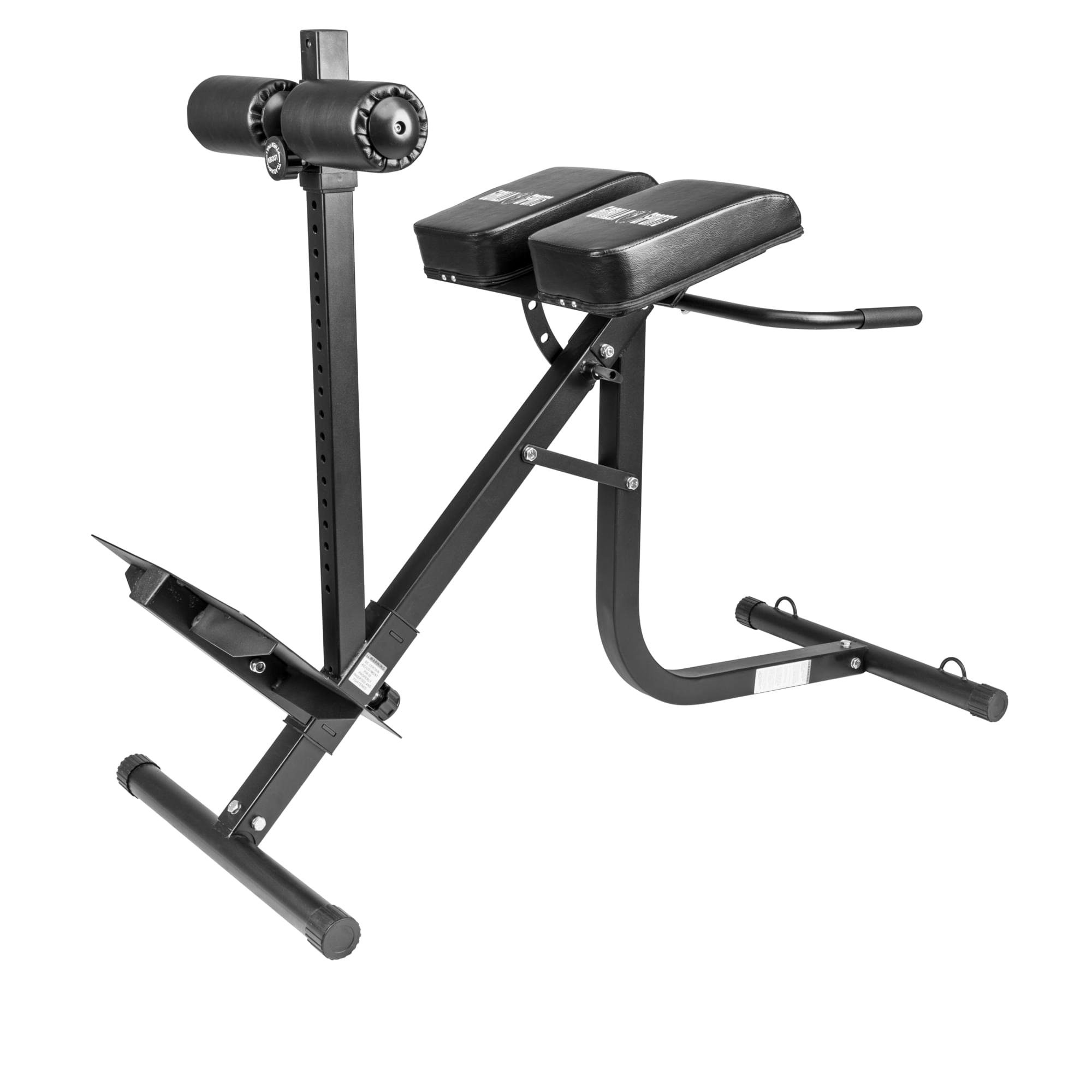 GORILLA SPORTS Rückentrainer 21-Fach Höhenverstellbar, Gepolsterter Beinfixierung, 200kg Belastbar, (1-tlg)