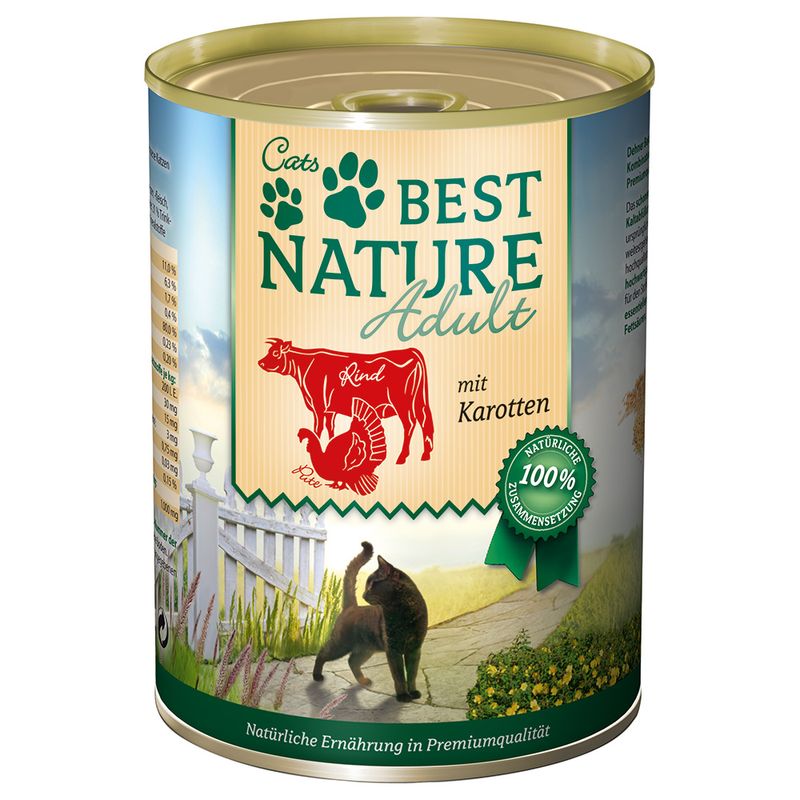 Sparpaket Best Nature Cat Adult 12 x 400 g