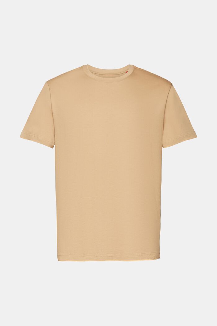 Rundhals-T-Shirt aus Pima-Baumwolljersey