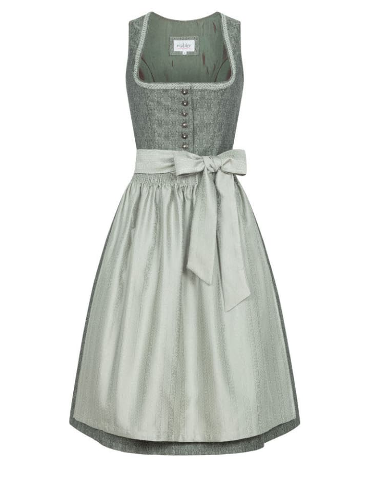 Nübler Midi Dirndl Esther in Grün günstig kaufen