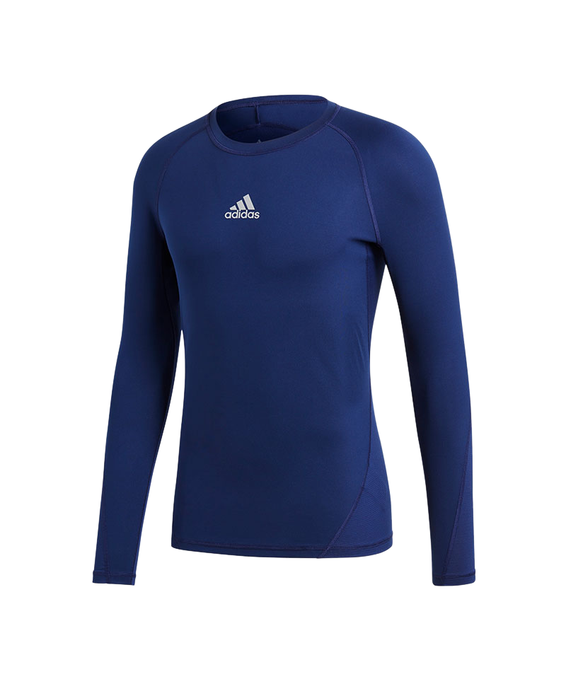 adidas Alphaskin Sport Shirt Longsleeve Dunkelblau