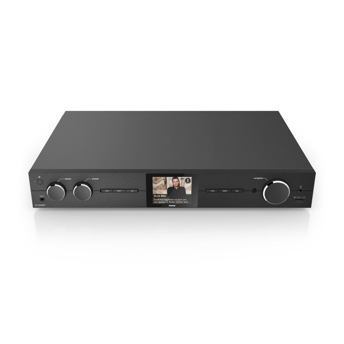 Hama HiFi-Tuner DIT2006BT DAB+/Internetradio/Bluetooth®/App Tuner