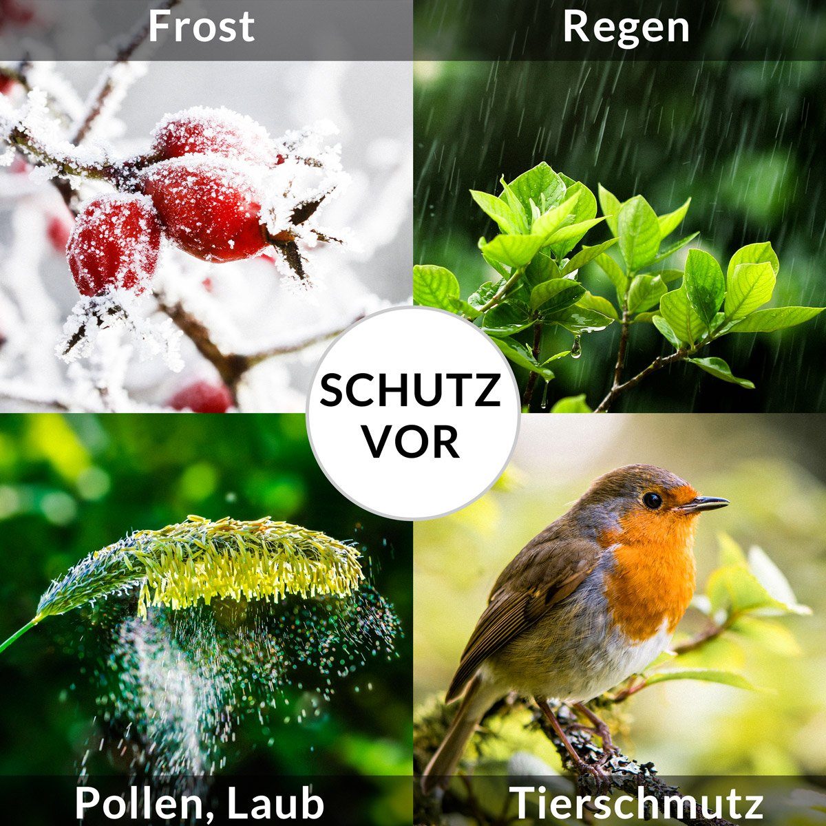 Kingsleeve Gartenmöbel-Schutzhülle (1-St), Sonneninsel Wasserabweisend 188x90-50cm Rund PE Schutzhülle Plane