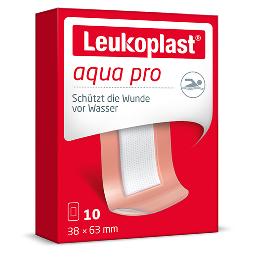 LEUKOPLAST aqua pro Strips 38x63 mm  10 St  Pflaster