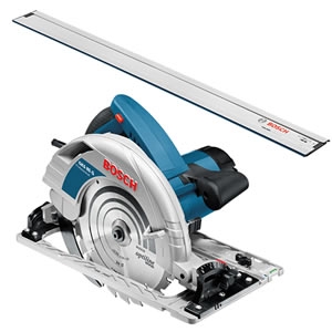 Ferăstrău circular Bosch Blue 060157A902 GKS 85 G în L-BOXX + șină de ghidare FSN 1600