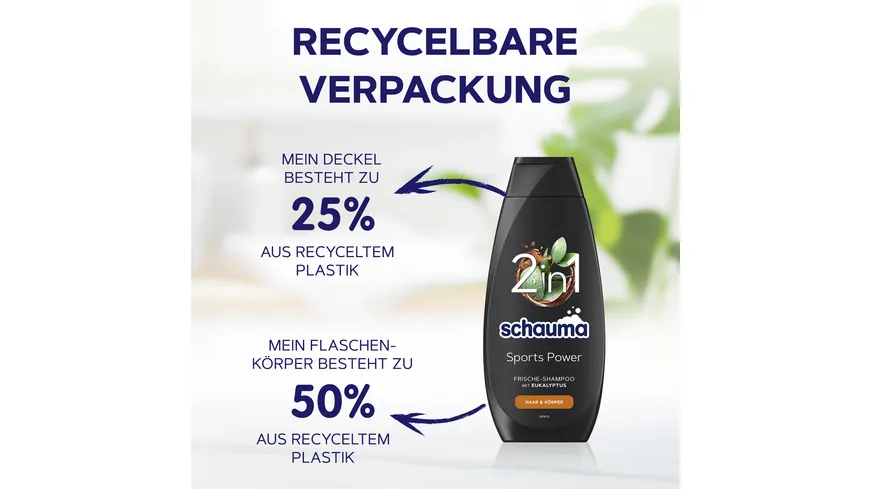 SCHAUMA Shampoo Sports Power 400ml 400 ml