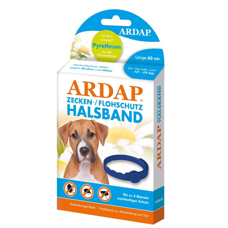 Ardap Floh- & Zeckenmittel Ardap Zecken- & Floh-Halsband für Hunde M
