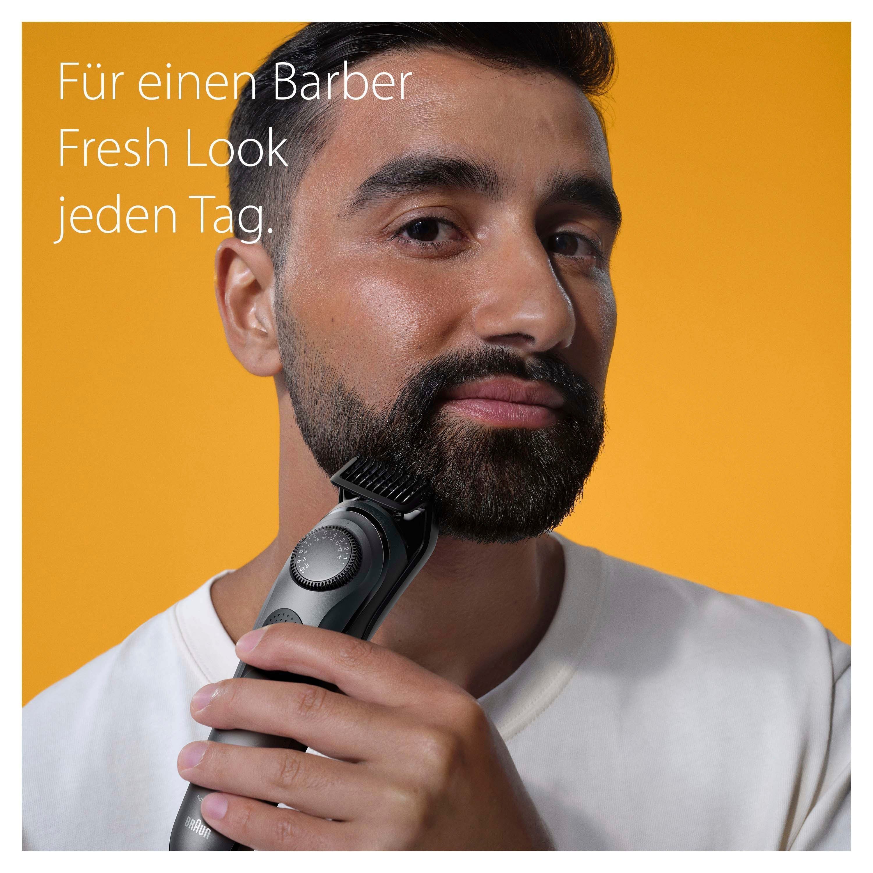 Braun Haarschneider Barttrimmer BT7441, 40 Einstellungen, Wasserdicht