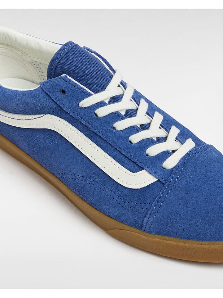 Vans Leder-Sneakers in Blau günstig kaufen