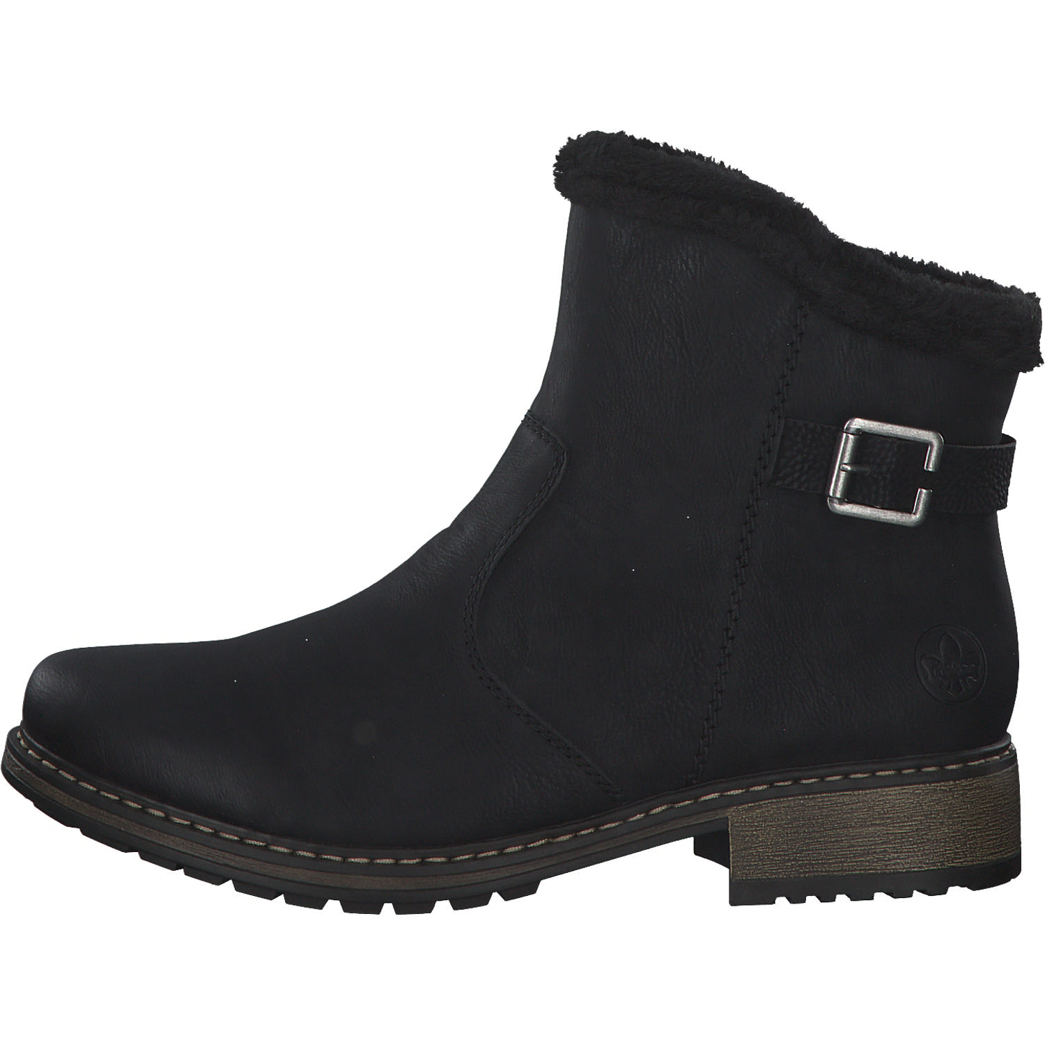 Rieker Z6862, Winterstiefeletten, Damen, schwarz/schwarz/nero