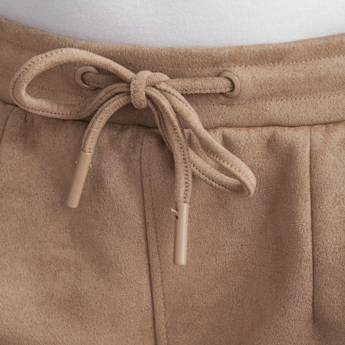 Damen Jogpants in Veloursoptik