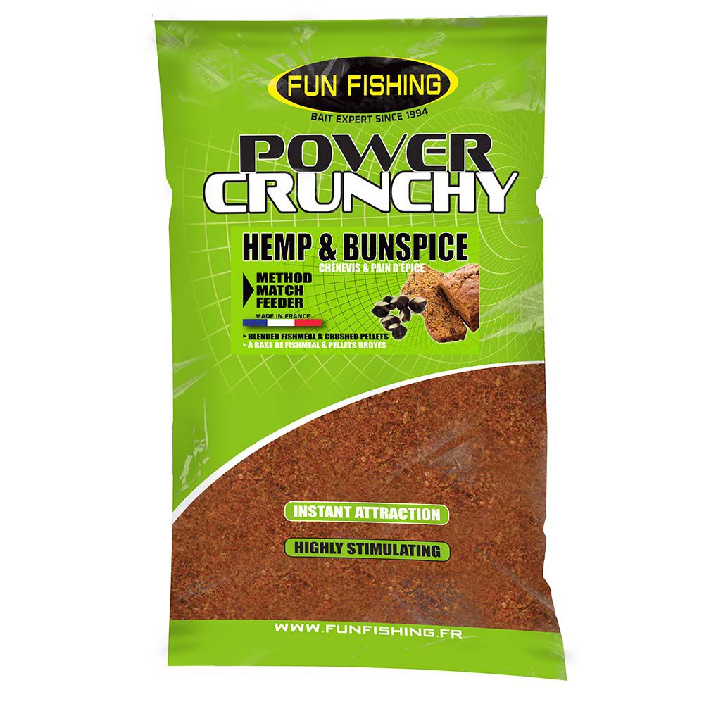 Fun Fishing POWER CRUNCHY primama Hemp & Bun Spice 2 kg