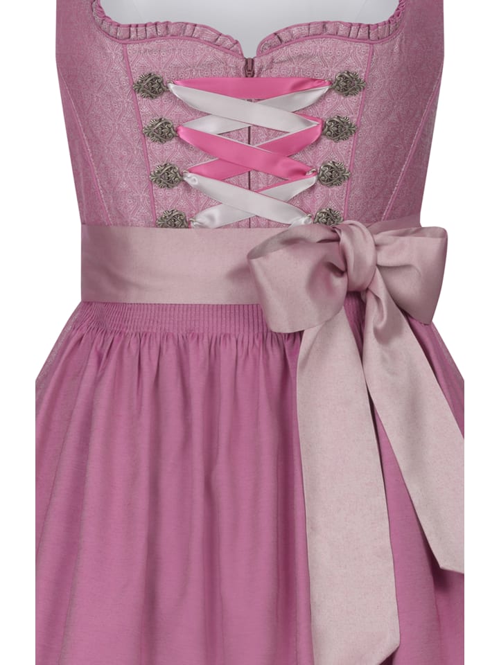 Nübler Mini Dirndl Golda in Rosa günstig kaufen