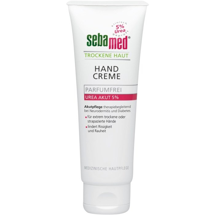 Trockene Haut Urea Handcreme 5% parfümfrei
