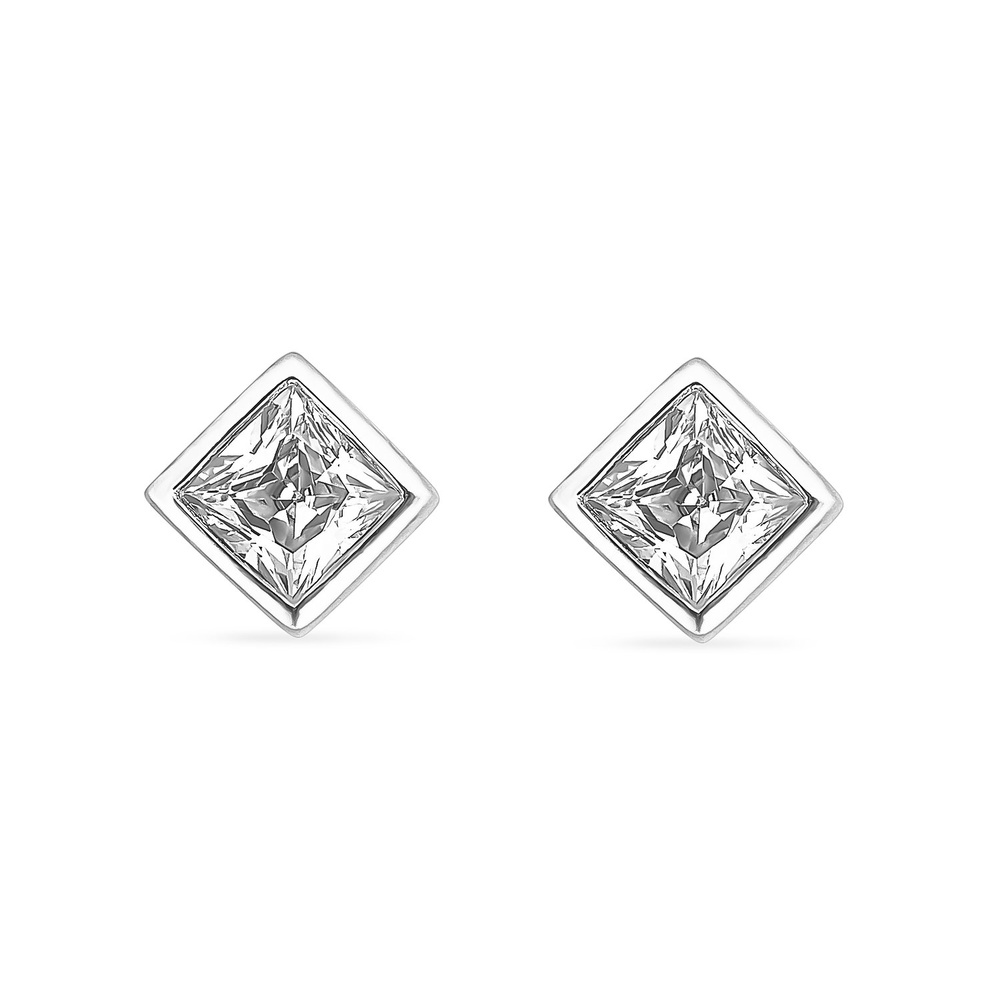 FAVS Boucles d'oreilles à fermoir à poussette 925 Argent Boucles d'oreilles