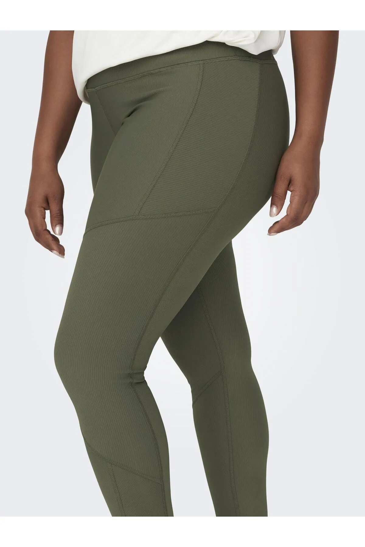 Only Play  Sport-Leggings - Grün - Mittlerer Bund