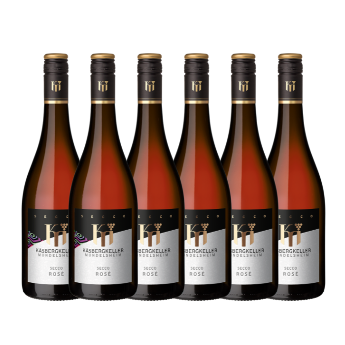 Lauffener Weingärtner eG Käsbergkeller Mundelsheim Secco Rose 0,75l - 6er Karton