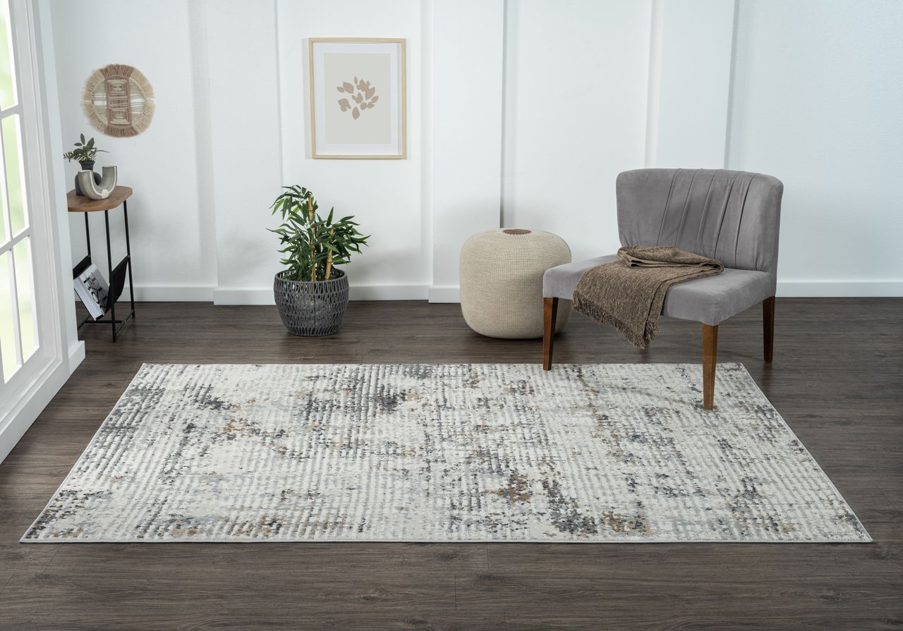 MyFlair Teppich Ashley , 160cm x 230cm, Farbe Beige, rechteckig, Florhöhe 8mm
